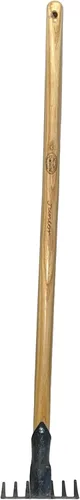 Miniatura 3 de Dewit Junior Garden Rake - Rastrillo ligero de mango largo para niños y personas mayores, reliquia de por vida