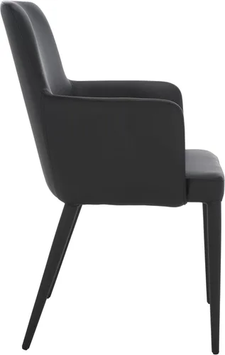 Miniatura 8 de Safavieh Home Collection Summerset Mid-Century - Silla moderna con brazos negros