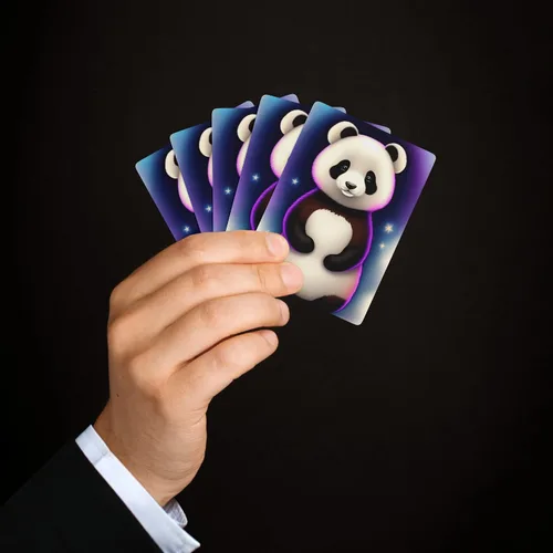 Miniatura 4 de Brian Bula Cartas de póquer de naipes de panda lindo con lindas tarjetas de oso panda