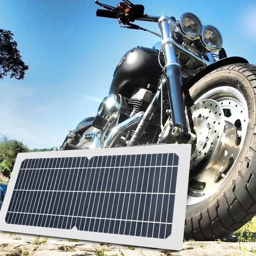 Miniatura 9 de XINPUGUNAG Kit de panel solar de 18 V 10 W, cargador de batería semi-flexible de célula monocristalina DIY módulo conector DC 12 V 5 V USB