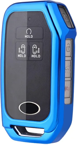 Funda para llavero compatible con Kia Carnival de cuarta generación, Kia K5, Sportage R, Stinger Sorento, Cerato, soporte remoto, protector de piel,