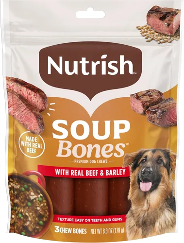 Miniatura 2 de Rachael Ray Nutrish - Tiras masticables para perros con sabor a sopa de huesos de mayor duración