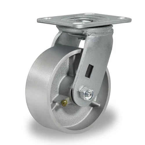 Miniatura 40 de Ruedas giratorias de 4 x 2 pulgadas, ruedas industriales resistentes, ruedas giratorias con rodamiento de rodillos - Ruedas de hierro fundido