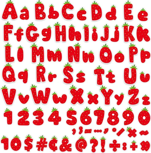 Miniatura 17 de 260 piezas de letras en blanco y negro para tablón de anuncios de aula, paquete combinado de letras de 4 pulgadas, juego de puntos y rayas