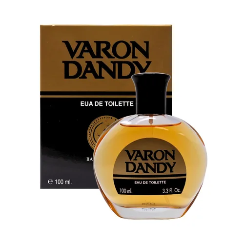 Varon Dandy Eau de Toilette clásico para hombre, amaderado y picante, refrescante, vigorizante, aroma fresco (3.3 onzas líquidas/paquete de 1)