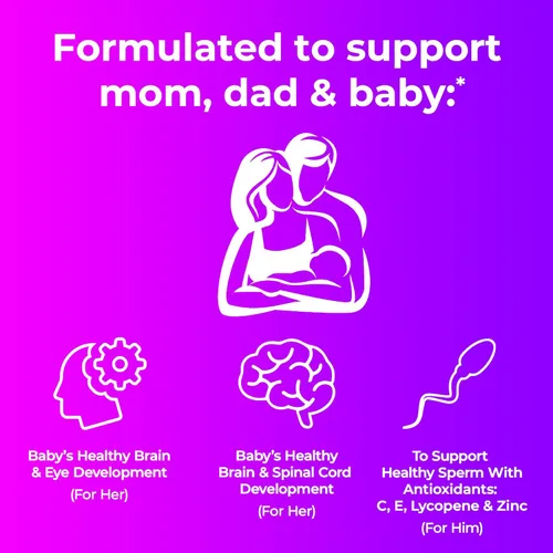 Miniatura 2 de One A Day Multivitamínico Prenatal en Cápsulas Blandas para Hombres y Mujeres incluyendo Vitaminas A, Vitamina C, Vitamina D, B6, B12, Ácido Fólico