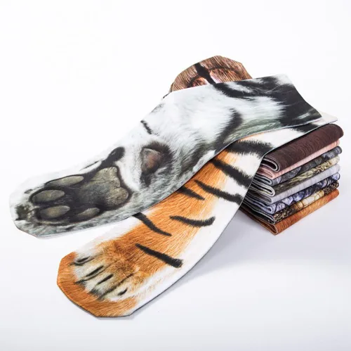 Miniatura 2 de Calcetines con diseño de pata de animal, divertidos regalos de Navidad, para adultos, hombres, mujeres, adolescentes, niños, regalos de broma