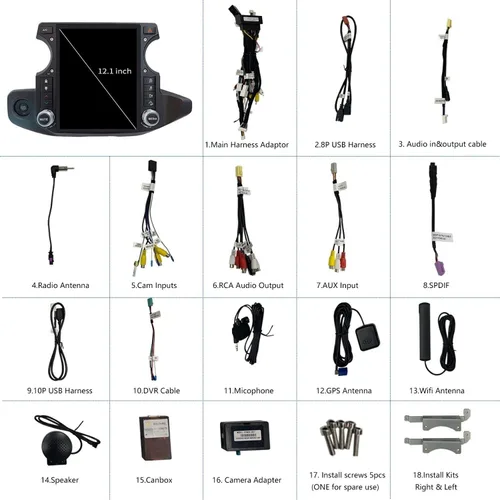 Miniatura 6 de LINKSWELL - Estéreo Android para automóvil de 12.1 pulgadas para Jeep Wrangler JL Gladiator 2018-2021, reemplazo de radio con pantalla táctil