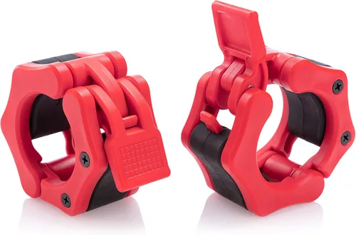 Miniatura 10 de Abrazaderas/Collares de Barra Olímpica de Liberación Rápida Par de Clips de Peso para Barra de 2 Pulgadas AZUL