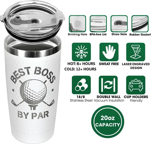 Miniatura 4 de HUNIGIFT Regalos de jefe para hombres, gerente, supervisor, mentor, hombre, regalos de golf para hombres, cumpleaños, día del padre, regalos del día