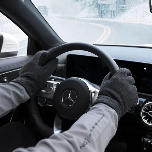 Miniatura 5 de Guantes de invierno para hombres y mujeres -20 F térmicos de piel de ciervo aislados, guantes de trabajo de forro polar cálido Heatlok de algodón