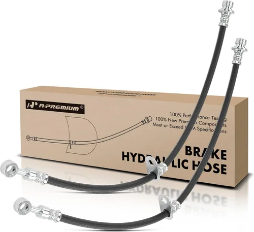 A-Premium Manguera hidráulica de freno delantero para conductor y pasajero compatible con modelos seleccionados Honda y Acura - Pilot 2009-2015, MDX