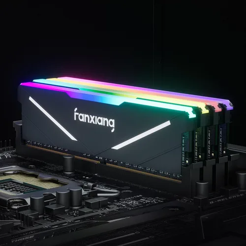 Miniatura 7 de fanxiang RGB DDR4 RAM 32 GB (2 x 16 GB) 3200 MHz CL16 V1.35, Memoria para sobreaceleración de máquinas de juego de escritorio, Compatible con Intel