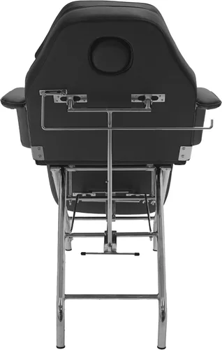 Miniatura 3 de Mesa básica para masajes faciales y masajes con taburete., Negro