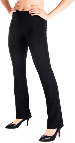 Miniatura 3 de Yogipace - Pantalones deportivos de yoga y de vestir para mujer, con trabillas para cinturón y pierna recta, disponibles en talla pequeña, regular