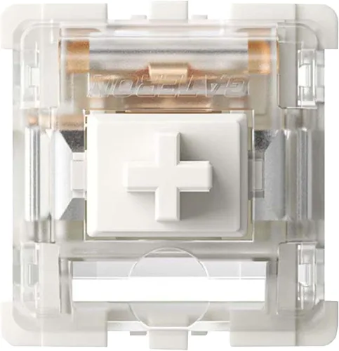 Miniatura 7 de DRAOZA Gateron White Pro Switches (3 pines, USB RGB, transparente, 72 piezas)