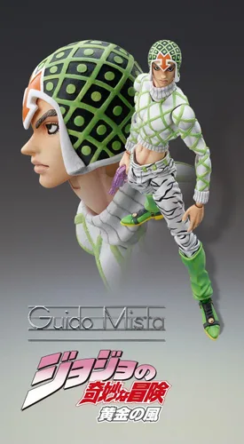 Miniatura 3 de medicos Jojo 's Bizarre Adventure: Parte 5- dorado Wind: Guido Mista – y segundo Super Acción de Sex Pistols Estatua