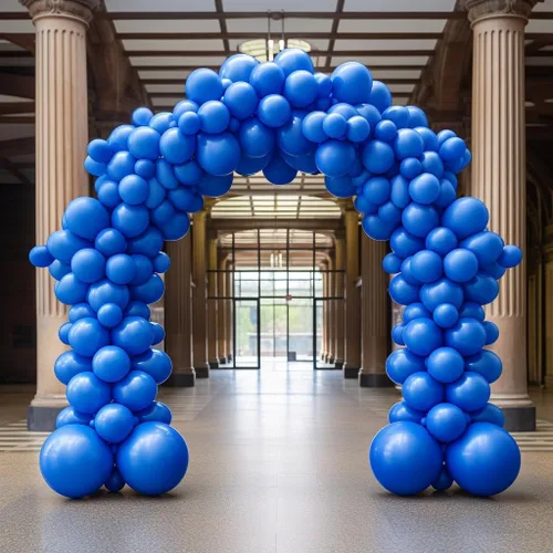 Miniatura 5 de KBZVNAF Globos de látex azul rey para fiestas - 50 unidades de 12 pulgadas, globos de helio azul mate para cumpleaños, boda, baby shower, Azul real