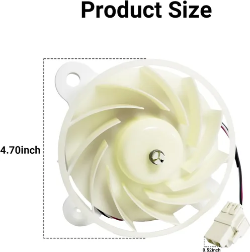 Miniatura 2 de DA31-00287B Motor del ventilador del evaporador del refrigerador apto para refrigerador Samsung DA31-00334C DA31-00334A DA96-00968A 3954921