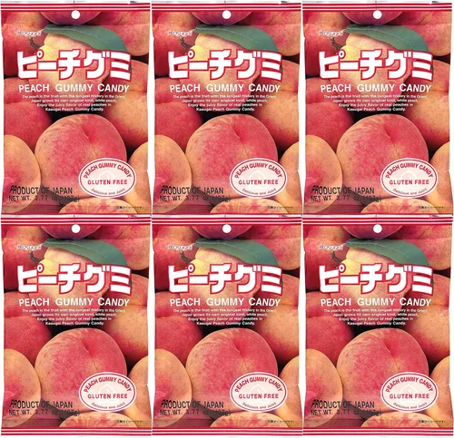 Miniatura 16 de Kasugai Fruit Assort - Caramelos de gomitas de 3.59 onzas (paquete de 3)