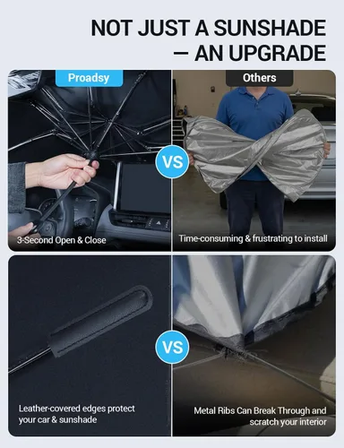 Miniatura 55 de Proadsy Parasol plegable para parabrisas delantero 2026, ajuste personalizado, accesorios para CRV SUV LX EX EX-L EX-L Navi Touring 2017-2022