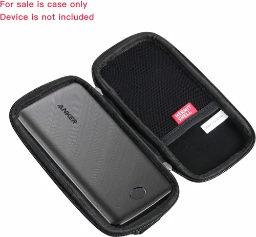 Miniatura 2 de Hermitshell Estuche rígido de viaje para banco de energía Anker (PowerCore 10K) compacto listo para viajar 10000mAh batería A1229