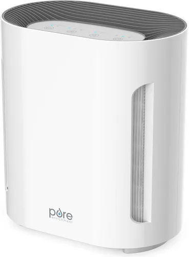 Miniatura 10 de Pure Enrichment PureZone - Purificador de aire para dormitorio y sala de estar, filtración de 4 etapas y luz UV-C, el filtro HEPA H13 ayuda a Gris