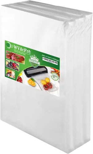 Miniatura 8 de Bolsas selladoras al vacío de alimentos de 100 cuartos de galón de 8 x 12 pulgadas con grado comercial, sin BPA, resistentes, ideales
