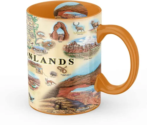 Miniatura 40 de Xplorer Maps Boston Map Taza de cerámica (16 onzas) – Taza de café sin BPA para bebidas calientes y frías – perfecta para oficina, hogar o regalo