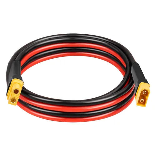 Miniatura 21 de Cable de extensión XT60 de 10 AWG de 1 pie, 2 unidades, 2, 3, 5, 10, 10, 15, 20, 25, 30, 35, 40, 50, 75, 100 pies, conector hembra a macho XT60