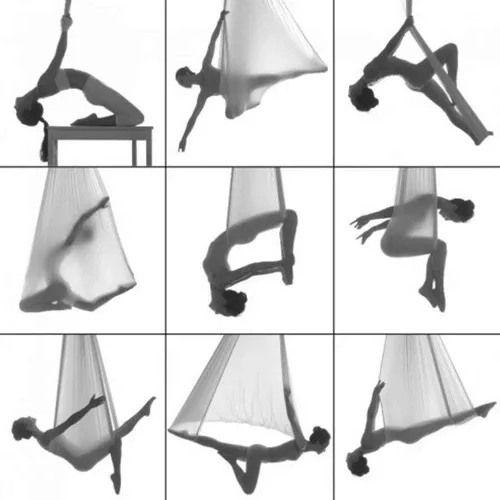 Miniatura 9 de Columpio sensorial para adultos autistas, hamaca para terapia, silla colgante, cama colgante, cápsula colgante para interiores, malla transpirable