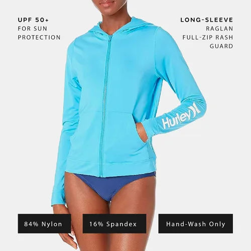 Miniatura 3 de Hurley Sudadera con capucha y cremallera para mujer