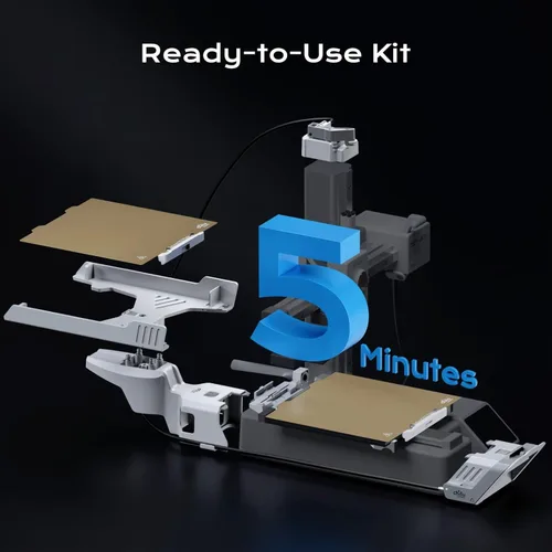 Miniatura 3 de Chitu Systems PlateCycler C1M para Bambu Lab A1 Mini, Cambiador Automático de Placa de Construcción, Incluye 4 Placas PEI Texturizadas con Gancho