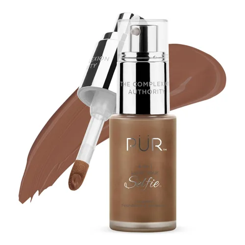 Miniatura 33 de PÜR MINERALS 4-in-1 Love Your Selfie Foundation & Concealer - Longwear Medium-to-Full Coverage Liquid Makeup Foundation with Hydrating Blend for