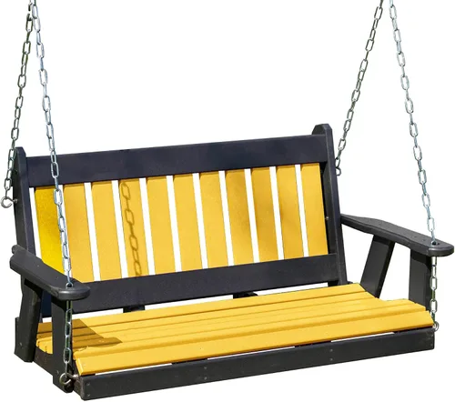 Miniatura 22 de Columpio de polietileno de polietileno de alta densidad de polietileno (PDPE) resistente y duradero, fabricado en Estados Unidos, fabricado en Amish