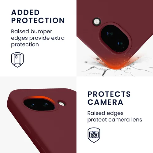 Miniatura 250 de kwmobile Funda Compatible con Google Pixel 6 Pro - Funda de teléfono de silicona TPU con acabado suave - Azul Arrecife