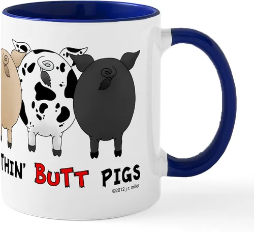 Miniatura 50 de CafePress Black Sheep Mug Taza de café de cerámica de 11 oz (11.0 fl oz)