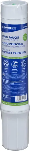 Miniatura 3 de North Star Filtro de repuesto de flujo completo para grifo principal (7358284) Para sistema de filtración de agua North Star NSDW300 debajo