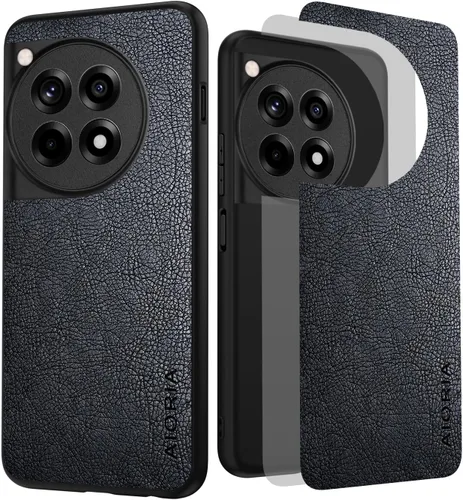 Miniatura 32 de AIORIA Funda para Oneplus Nord 3, pantalla de 6.74 pulgadas, funda de piel sintética de alta calidad, diseño retro de negocios, funda protectora