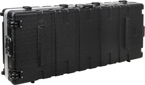 Miniatura 2 de Sound Town Estuche ligero para teclado de 61 teclas, estuche de vuelo ATA con pestillos de bloqueo aprobados por TSA, interior personalizable, Negro