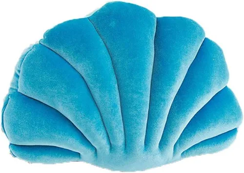 Miniatura 9 de Almohada decorativa de terciopelo SeaShell para cama, sofá, hogar, oficina, algodón