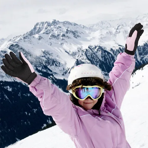 Miniatura 5 de Frienda Guantes deportivos de invierno para niños, guantes de carreras de deportes de potencia, guantes de motocross, guantes de bicicleta sucia