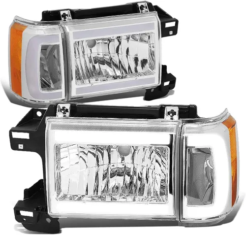 Miniatura 11 de DNA MOTORING HL-OH-F15087-BK-AM Juego de luces de esquina estilo de fábrica para FORD BRONCO 1987-1991 FORD F-150 1987-1991 FORD F-250 1987-1991