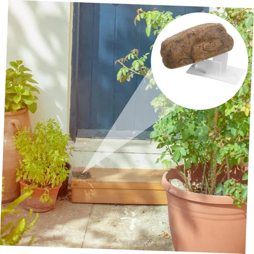 Miniatura 8 de Balacoo Faux Stone Hidden Key Holder for Outdoor Use Waterproof Key Hider for Garden Yard Decorative Rock Sturdy Resin Design