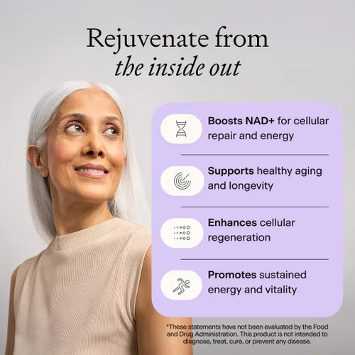 Miniatura 6 de OMRE Suplemento NMN + Resveratrol 99% de pureza para la energía celular, aumento de NAD+ Suplemento de nicotinamida mononucleótido altamente