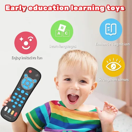 Miniatura 5 de Juguete de Control Remoto para Bebé para Niños y Niñas de 1 Año de Edad Regalos Juguete de Control Remoto de TV Realista para Niños Pequeños
