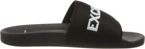 Miniatura 6 de AX Armani Exchange - Sandalias deslizantes con logotipo de malla para hombre
