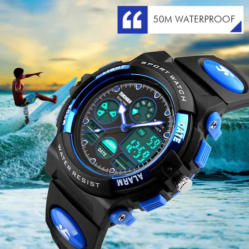Miniatura 6 de Dayllon Kids Digital Watch Outdoor Sports 50M Waterproof Electronic Watches Alarm Clock 1224 H Stopwatch Calendar Boy Girl Wristwatch