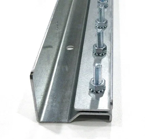 Miniatura 4 de Herrajes para Puerta de Cortina de Tiras - Colgador de Puerta de Tiras de Montaje Universal en Jamba o Pared de Resistencia Industrial Comercial