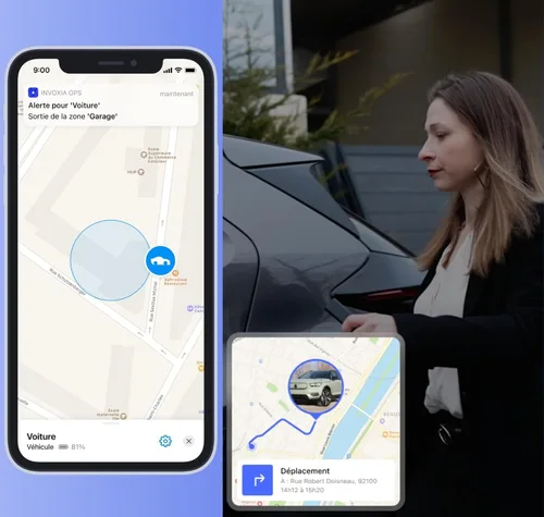 Miniatura 5 de Invoxia GPS Tracker PRO - Ubicación en tiempo real - Suscripción no incluida - para automóviles, motocicletas, bicicletas, niños - Alertas